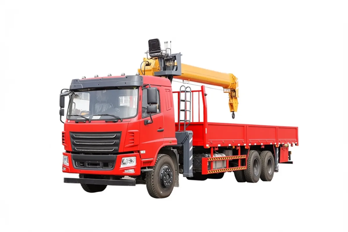 12000KG Truck With Crane — Loader Cranes supplied by Jining Pinsheng Machinery