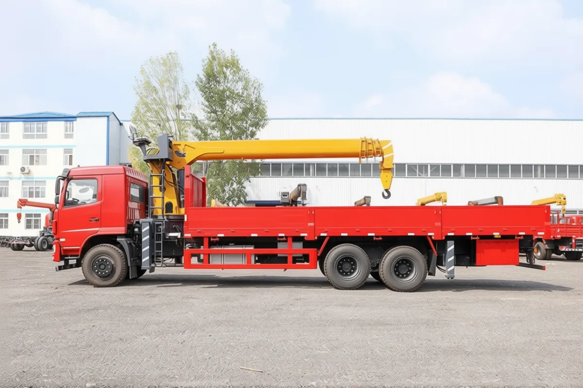 12000KG Truck With Crane detail view 3