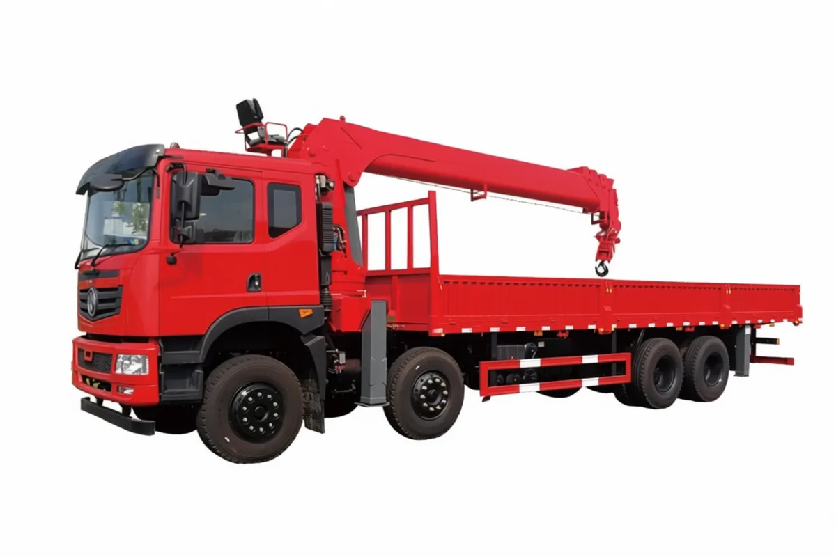14000KG Truck With Crane — Loader Cranes supplied by Jining Pinsheng Machinery