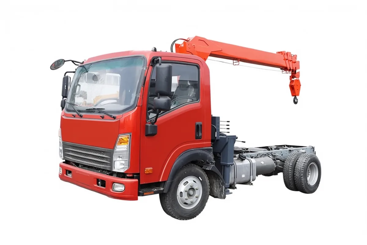 3200KG Truck With Crane — Loader Cranes supplied by Jining Pinsheng Machinery