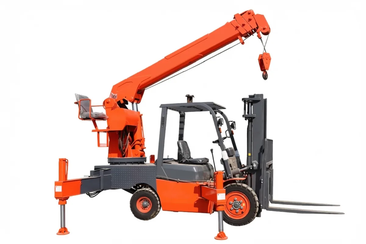 4Ton Forklift Crane — Truck Cranes supplied by Jining Pinsheng Machinery