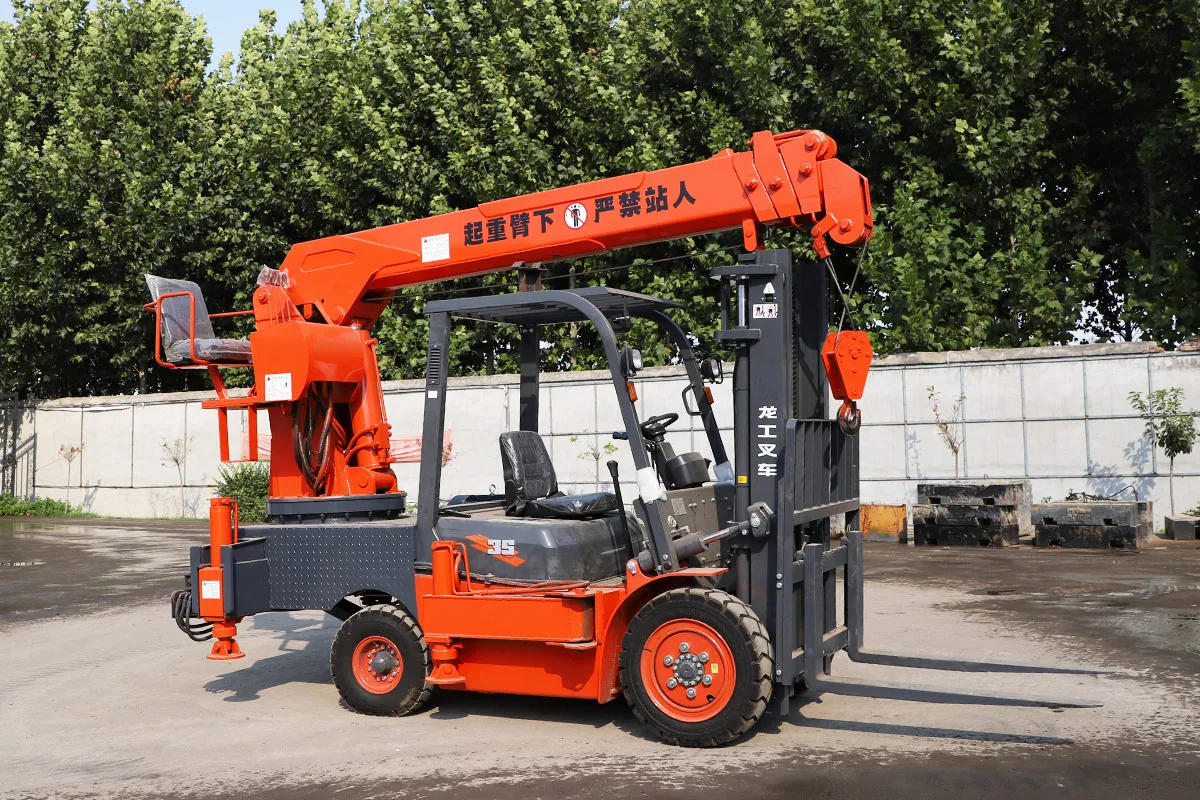 4Ton Forklift Crane detail view 2