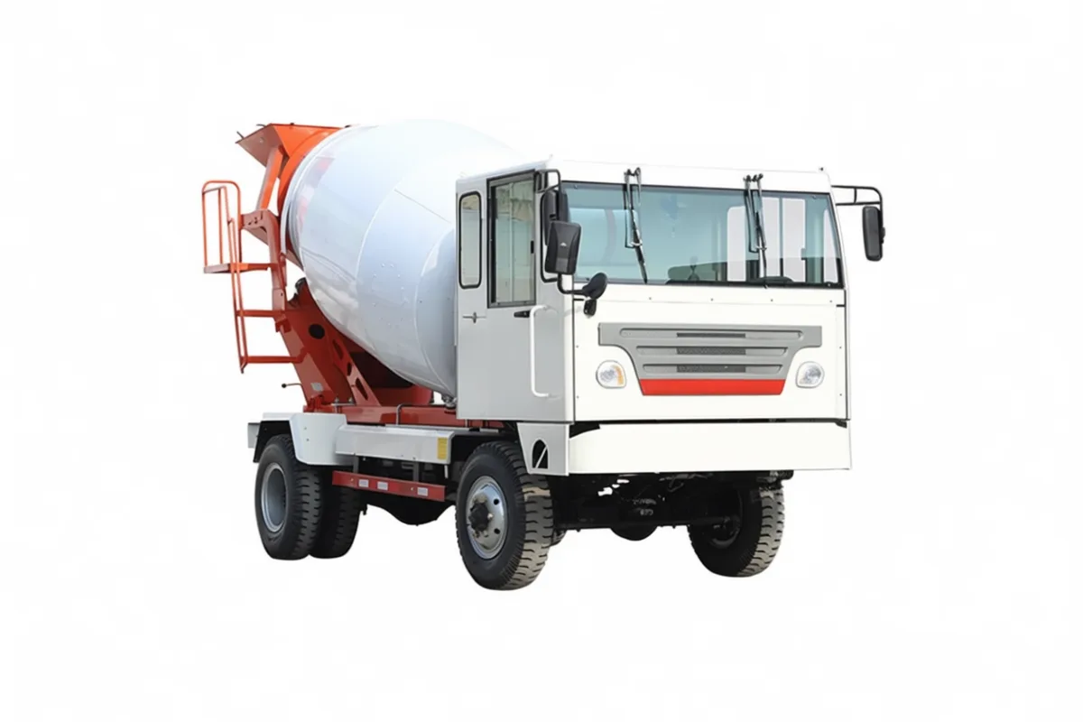 6 Wheels Mobile Concrete Mixer Truck — Concrete Mixer Trucks supplied by Jining Pinsheng Machinery