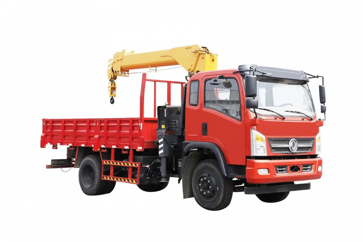6300KG Truck With Crane — Loader Cranes supplied by Jining Pinsheng Machinery