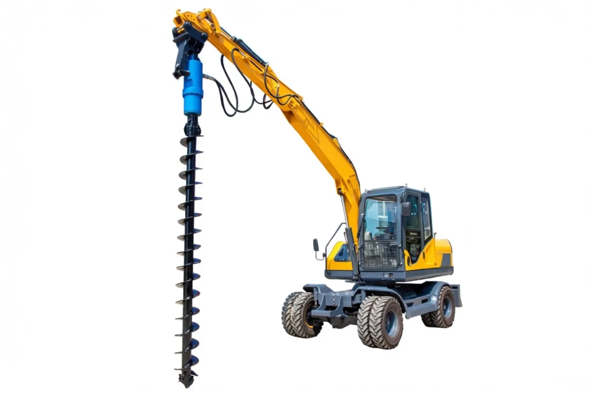 Excavator modified Auger Drill Rig — Special-purpose Excavators supplied by Jining Pinsheng Machinery