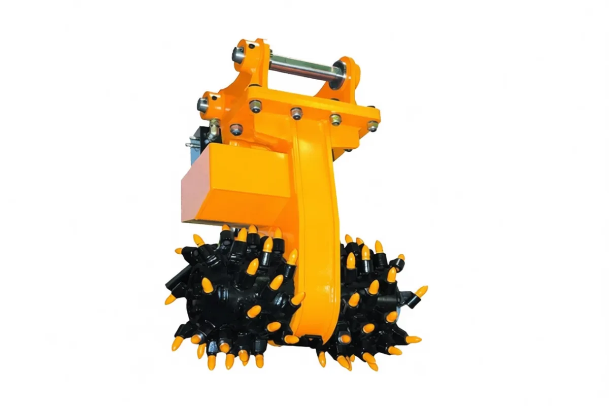 Milling and digging machine detail view 2
