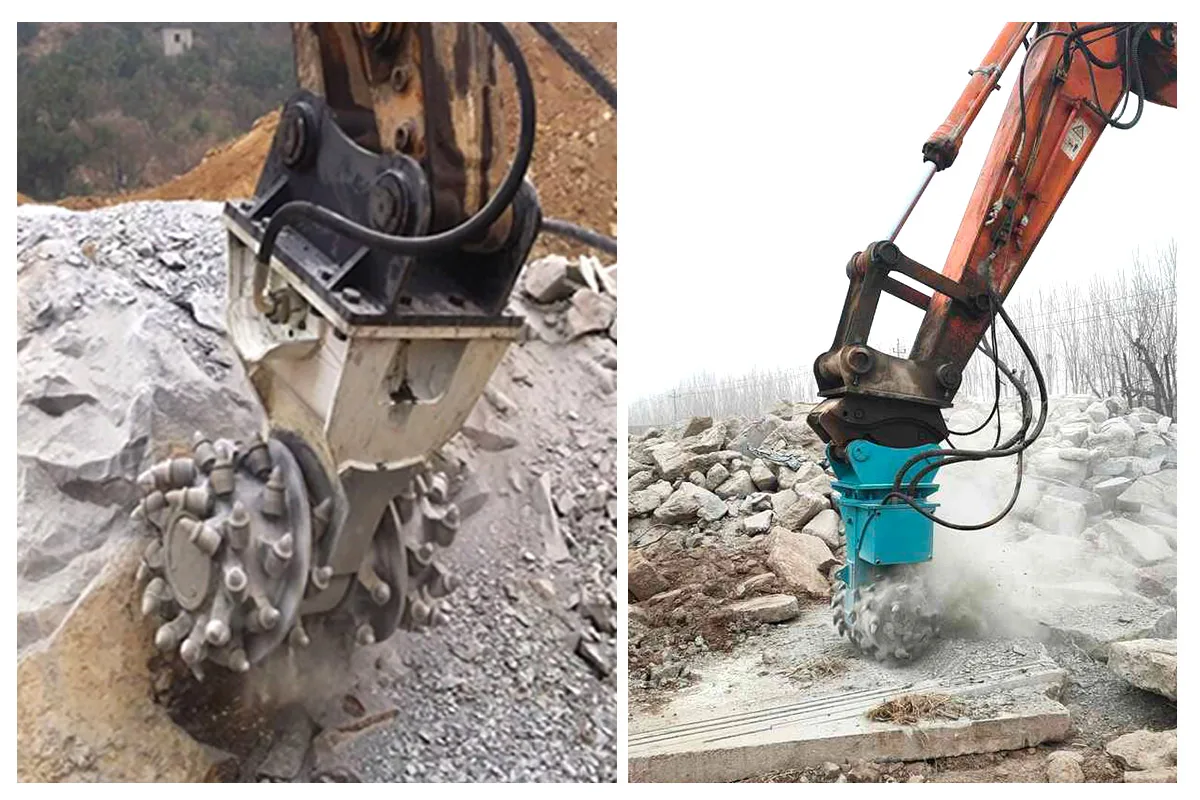 Milling and digging machine detail view 3