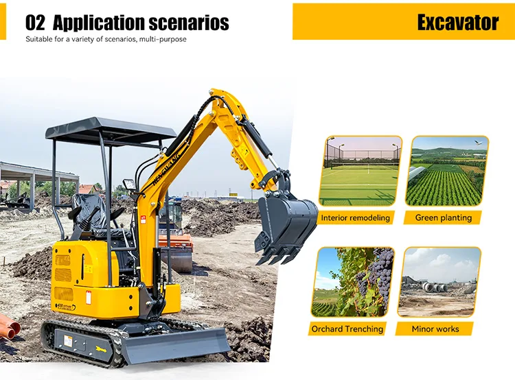 PS-17 Mini Excavator detail view 7