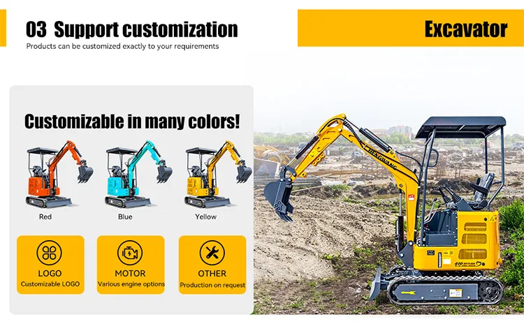 PS-17 Mini Excavator detail view 8