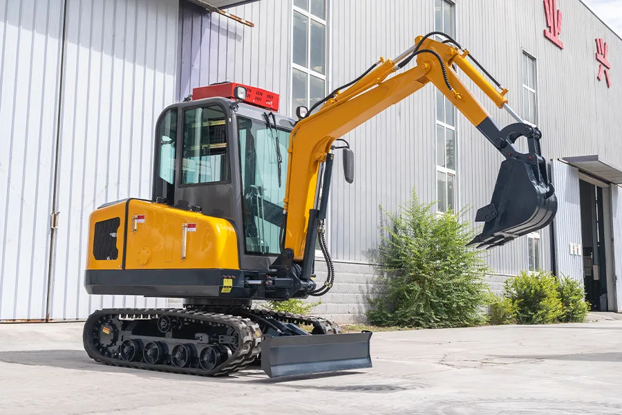 PS-25 Mini Excavator detail view 4