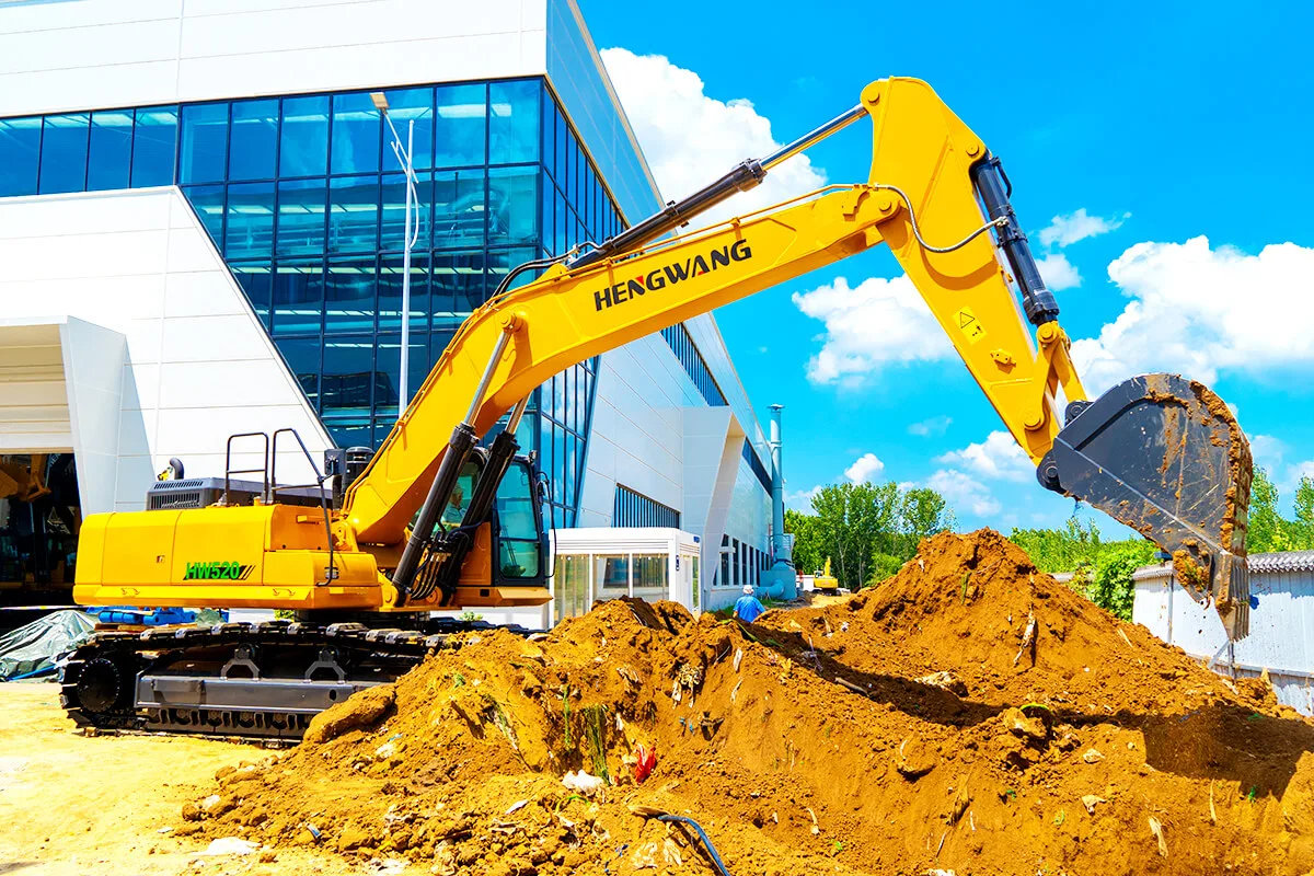 PS-520 Crawler Excavator detail view 4