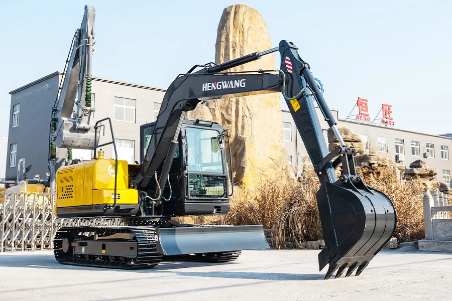 PS-80 Crawler Excavator detail view 2