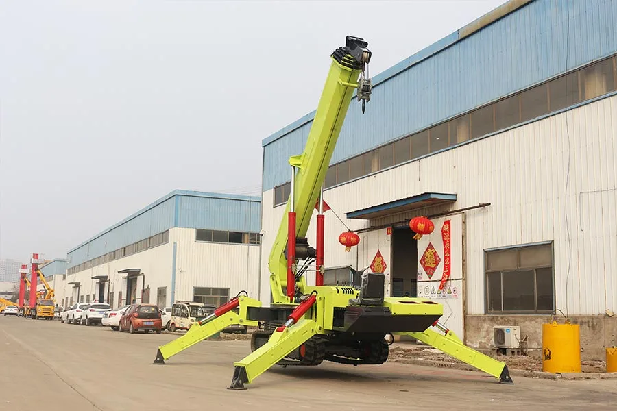 PS1200 Spider Crane — Spider Cranes supplied by Jining Pinsheng Machinery