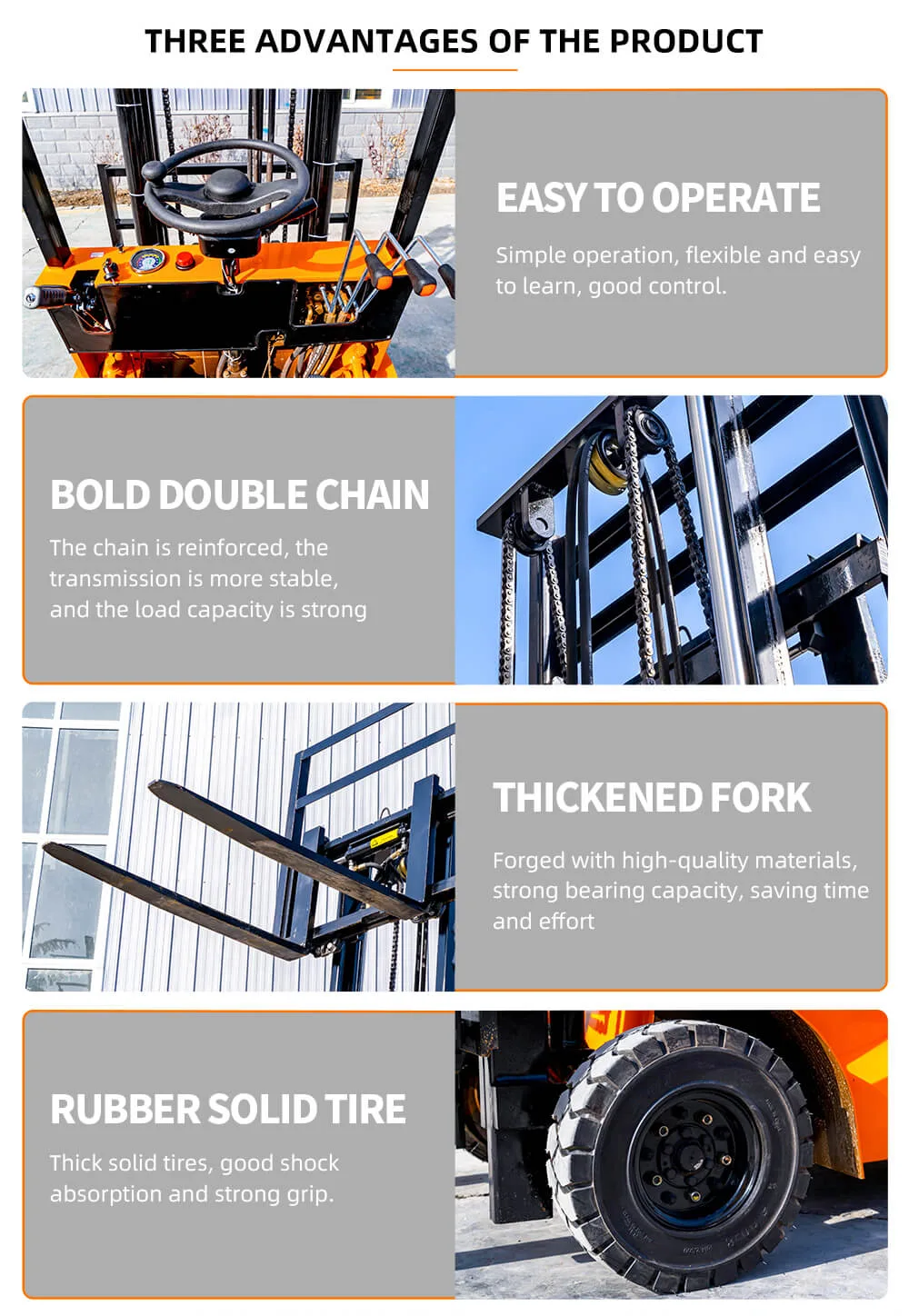 PS1T Electric Forklift detail view 9