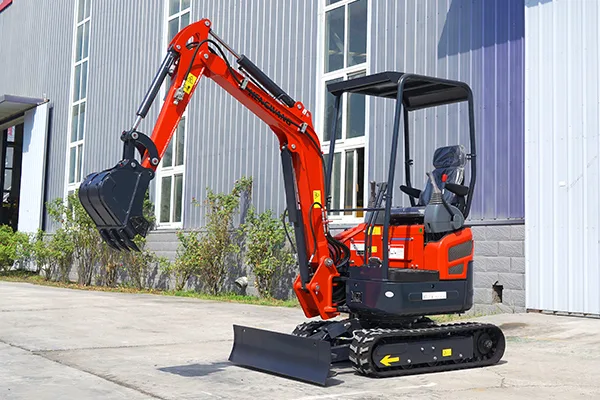 PS23W Mini Excavator detail view 2