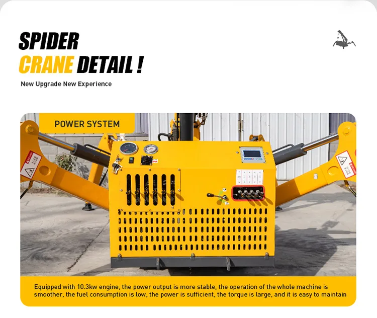 PS300 Spider Crane detail view 7