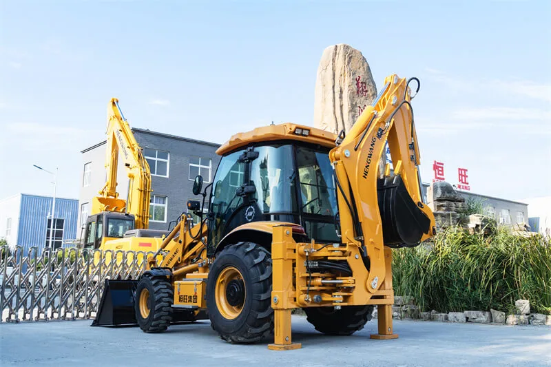 PS388 Backhoe Loader detail view 2