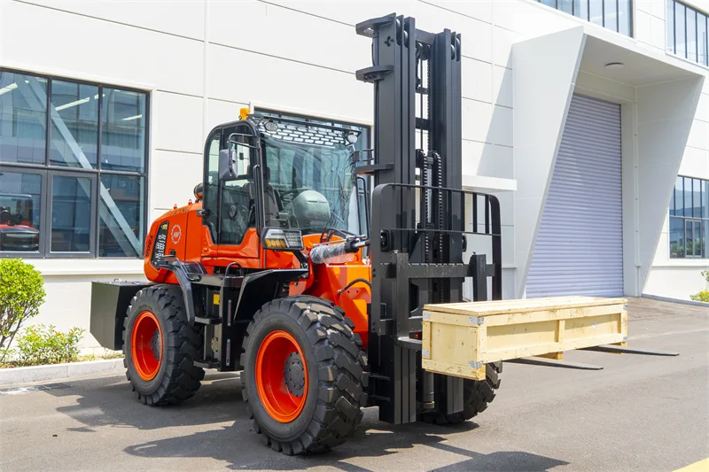 PSC-50A All-terrain Forklift detail view 1