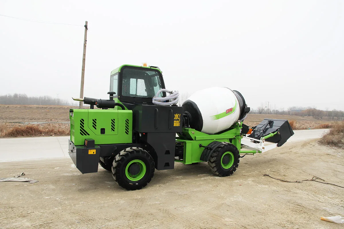 PSJF120 Concrete Mixer Truck detail view 4