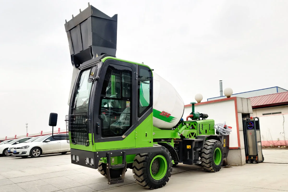 PSJF260 Concrete Mixer Truck detail view 2