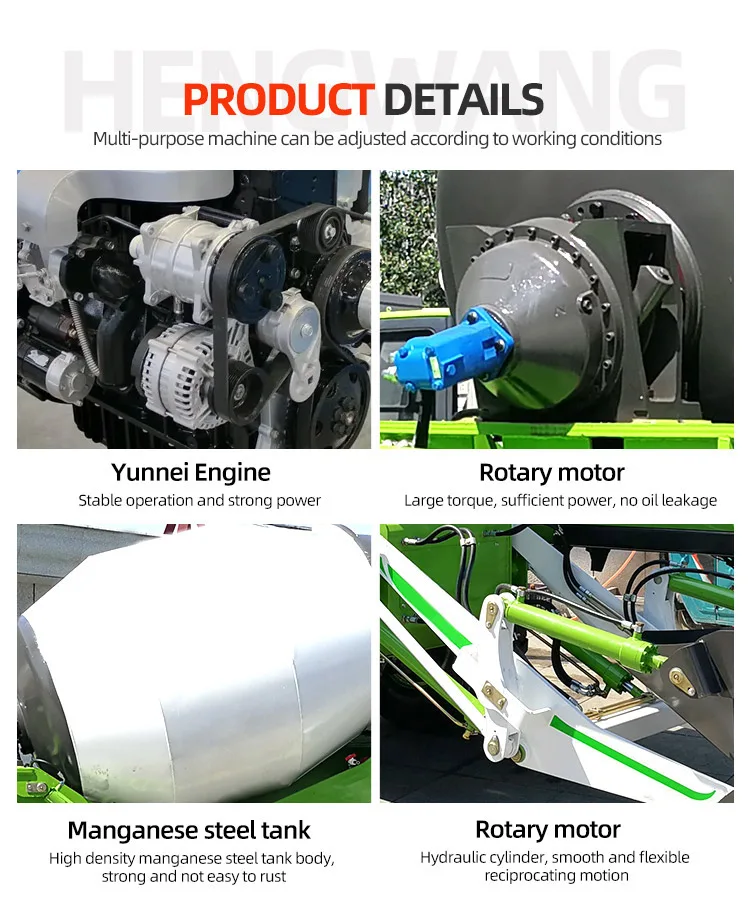 PSJF260 Concrete Mixer Truck detail view 8