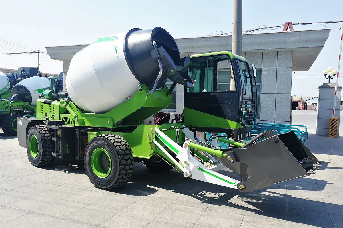 PSJF350 Concrete Mixer Truck detail view 2