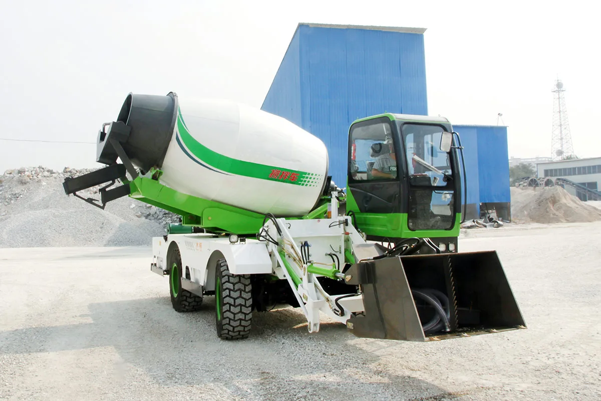 PSJF400 Concrete Mixer Truck detail view 3