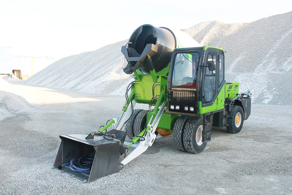 PSJF550 Concrete Mixer Truck detail view 4