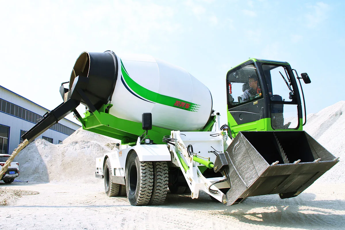 PSJF650 Concrete Mixer Truck detail view 2