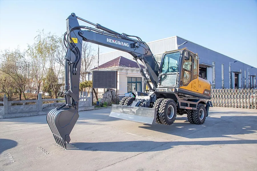 PSL110 Wheel Excavator detail view 4