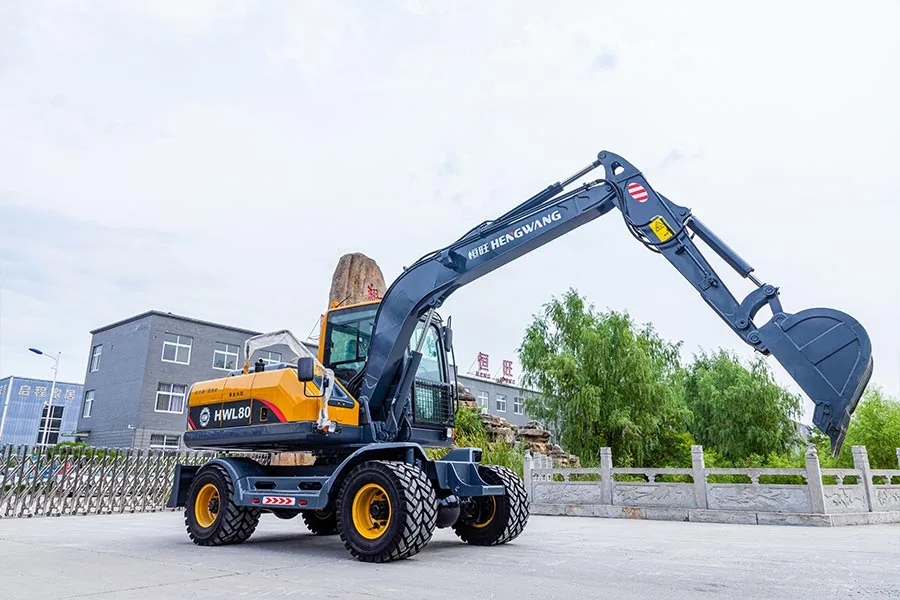 PSL80 Wheel Excavator detail view 3