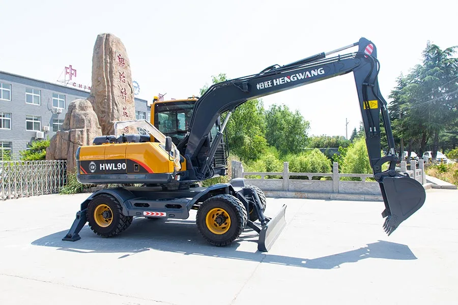 PSL90 Wheel Excavator detail view 2
