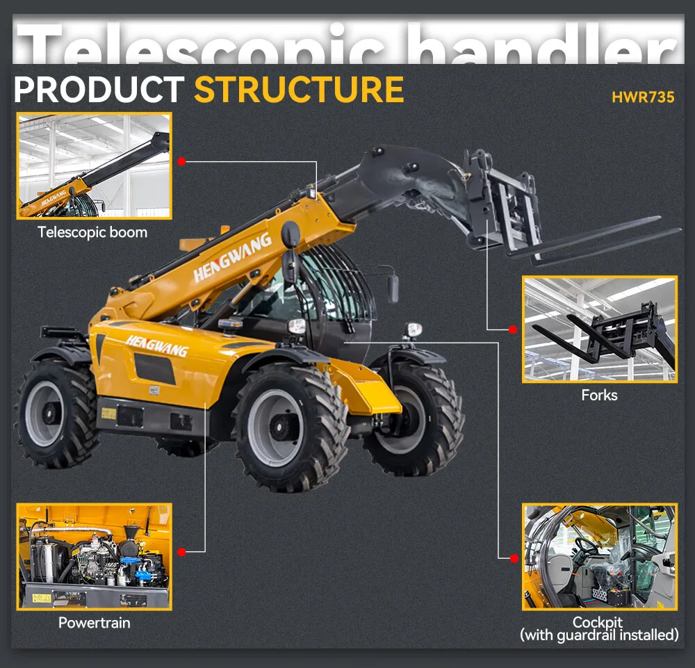 PSR735 Telehandler detail view 11